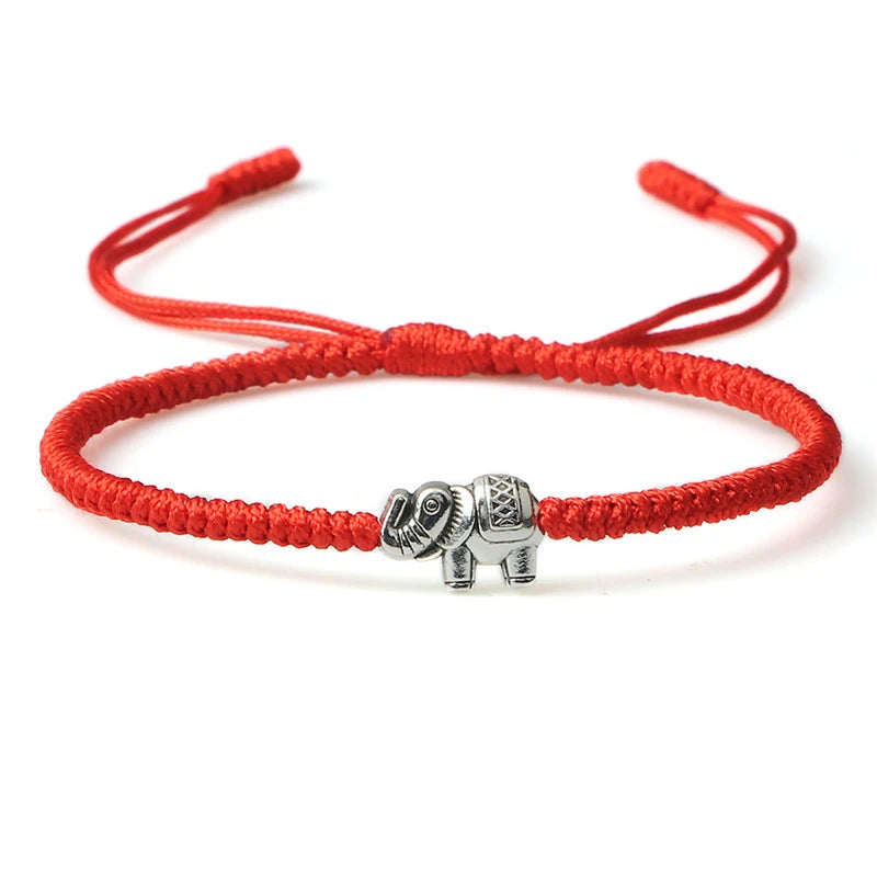 Elephant Charm Bracelet | Handmade String Bracelet