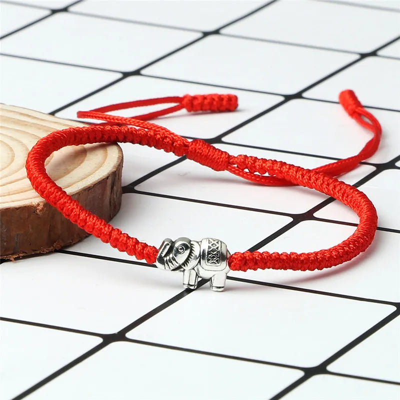 Elephant Charm Bracelet | Handmade String Bracelet